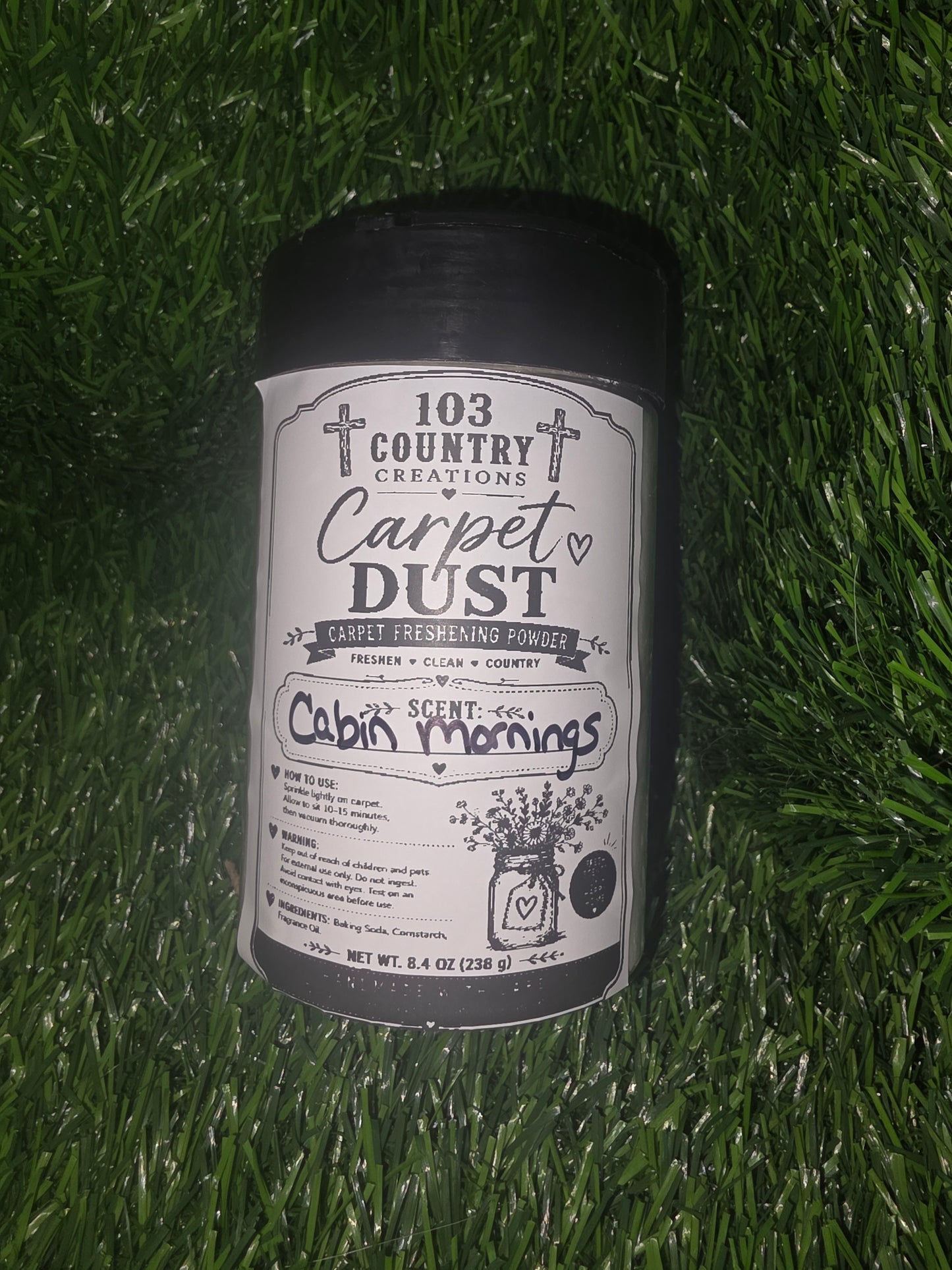 Cabin Mornings 8 oz Carpet Dust