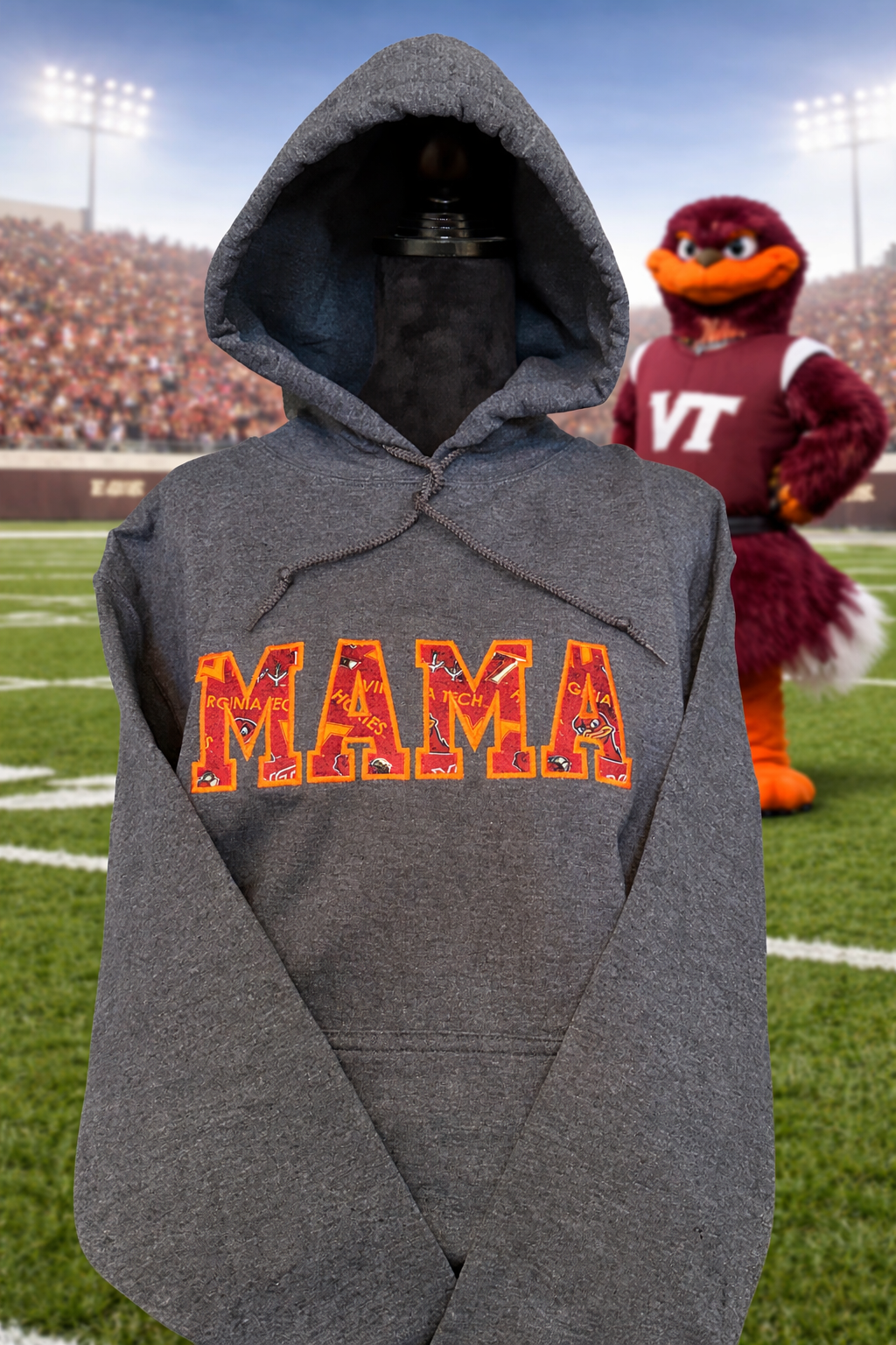 VT Mama Applique Hoodie