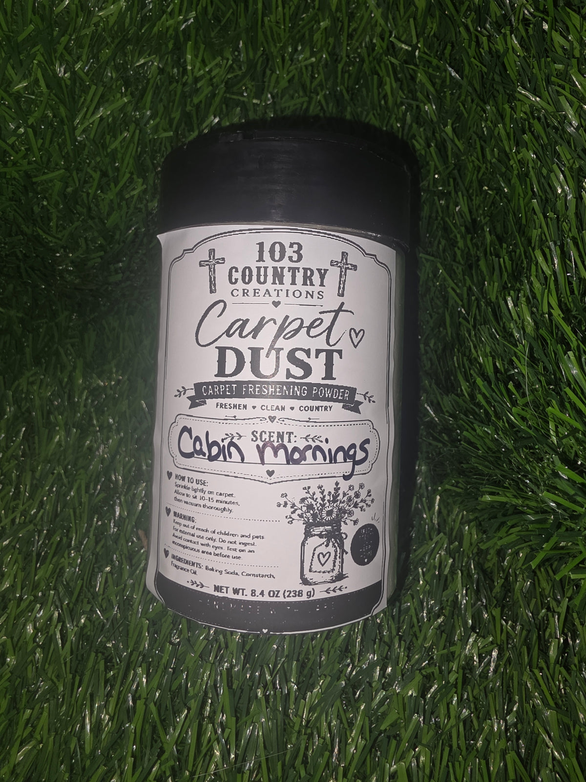 Cabin Mornings 8 oz Carpet Dust