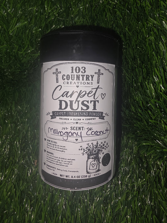 Mahogany Coconut Carpet Dust 8 oz
