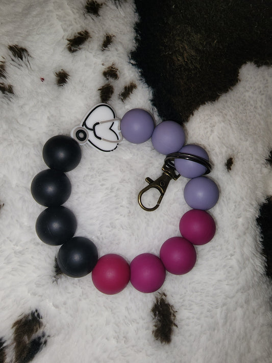 Wristlet Keychain Scrub Life